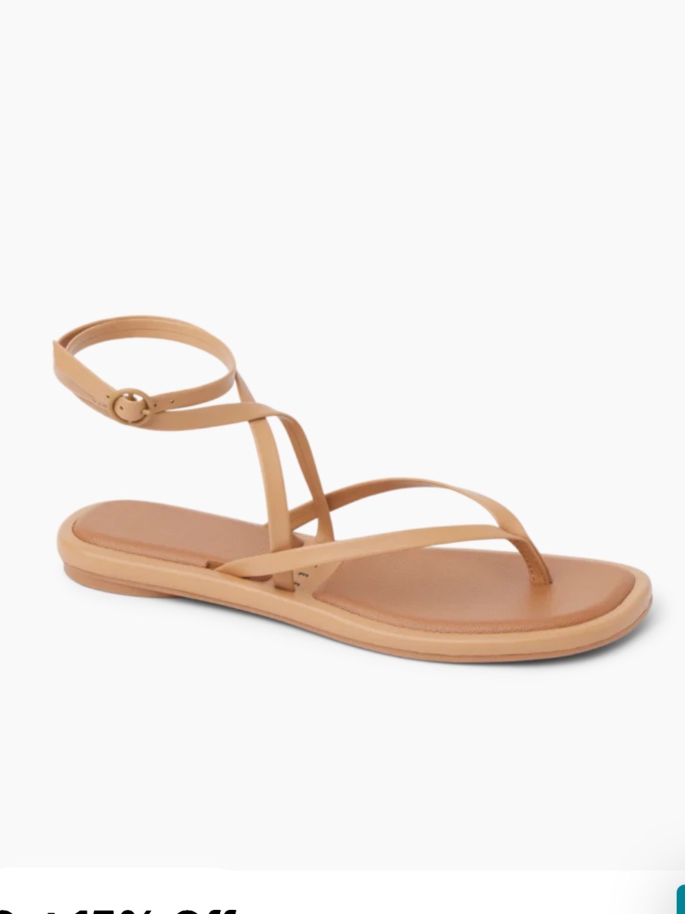 NEW REEF WILLOW QUINN tan sandals 7
